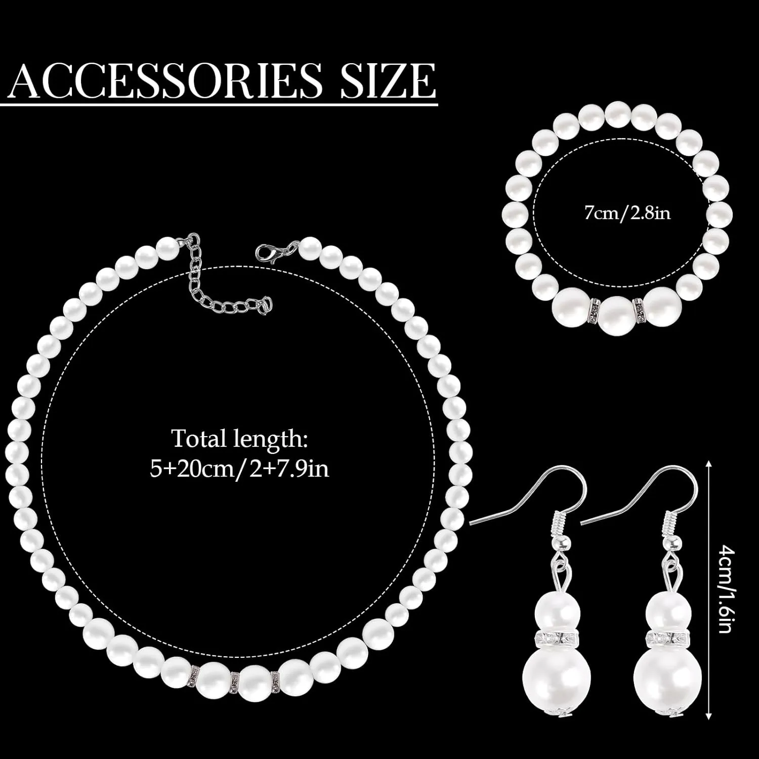 5Pcs Tea Party Fascinator Set for Women Headpiece Hat Fascinator Veil Gloves and Necklace Earrings for Women Bridal Wedding
