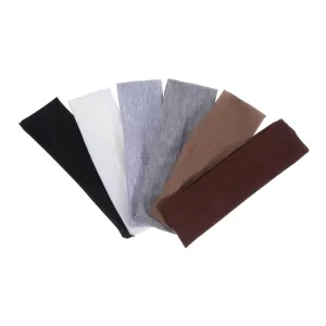 6 Pack Yoga Headbands for Women Elastic Sports Headbands for Running Gym Fashionable Design