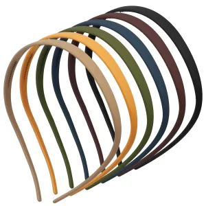 6 Pieces No Pressure Headbands for Women, 6 Matte Colors Headbands for Glasses Wearers, Comfortable Sunglass Headband, Hair Band for Eyewear, No Headache Headband with Teeth