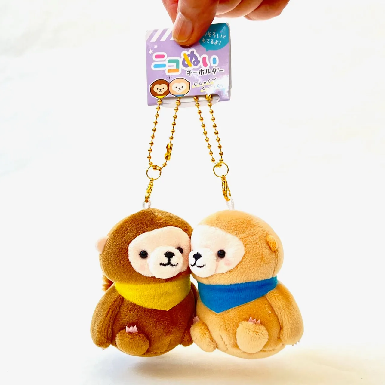 63303 CRUX MONKEY BUDDIES PLUSH CHARMS-3 Pairs