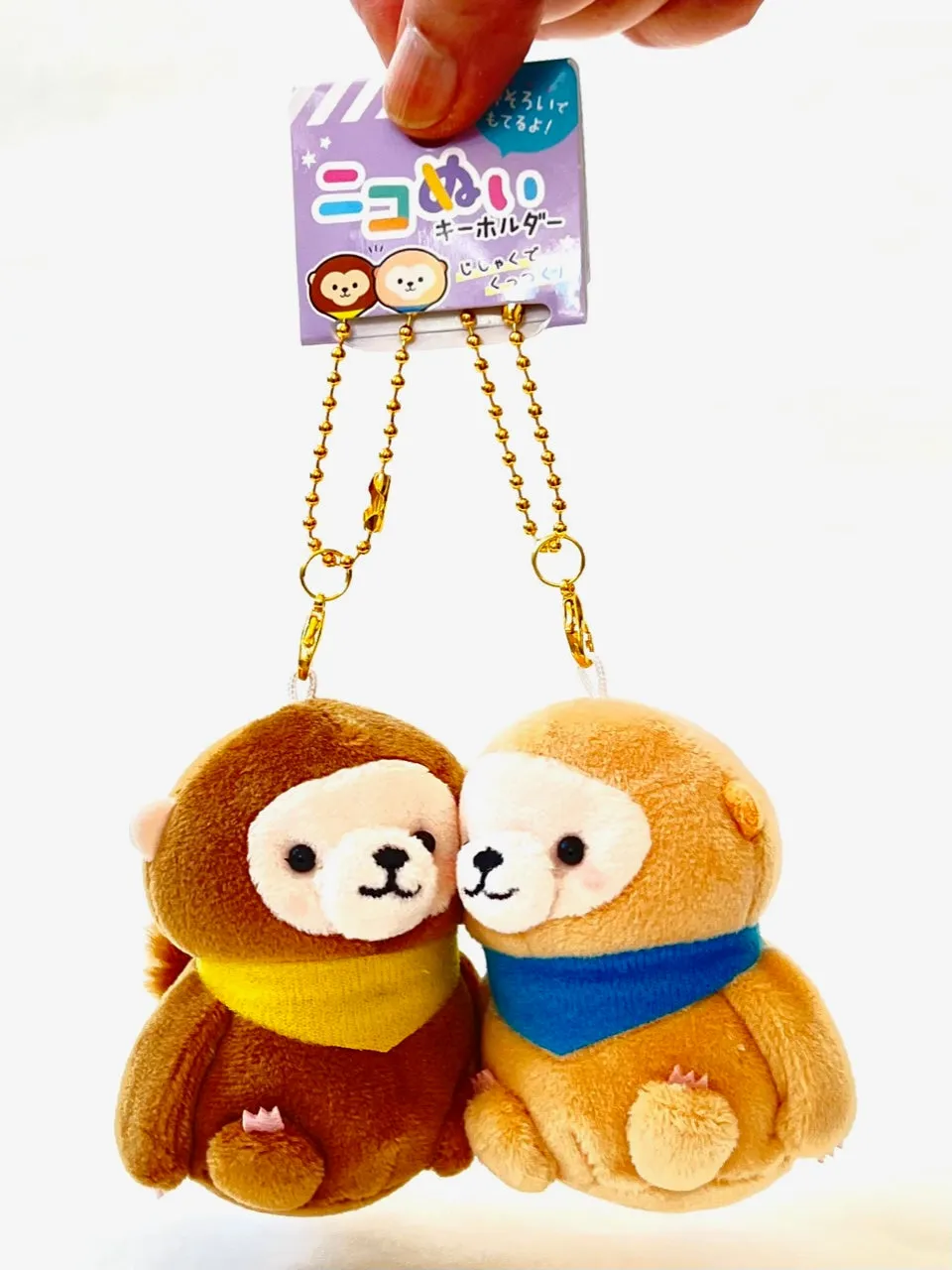 63303 CRUX MONKEY BUDDIES PLUSH CHARMS-3 Pairs