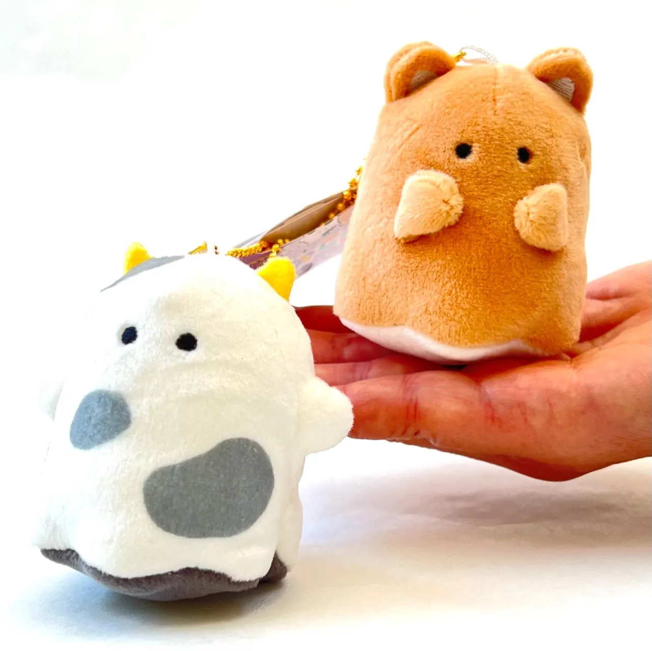 63309 CRUX FARM GHOST BUDDIES PLUSH CHARMS-3 Pairs