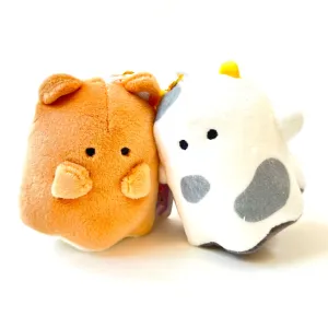 63309 CRUX FARM GHOST BUDDIES PLUSH CHARMS-3 Pairs