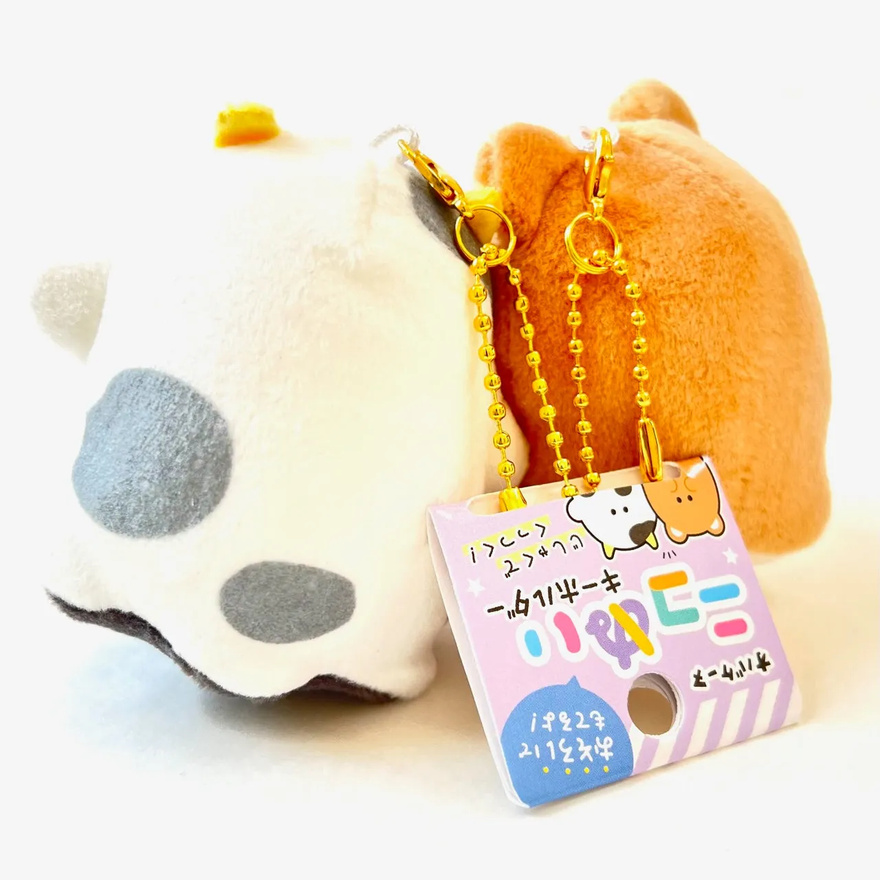 63309 CRUX FARM GHOST BUDDIES PLUSH CHARMS-3 Pairs