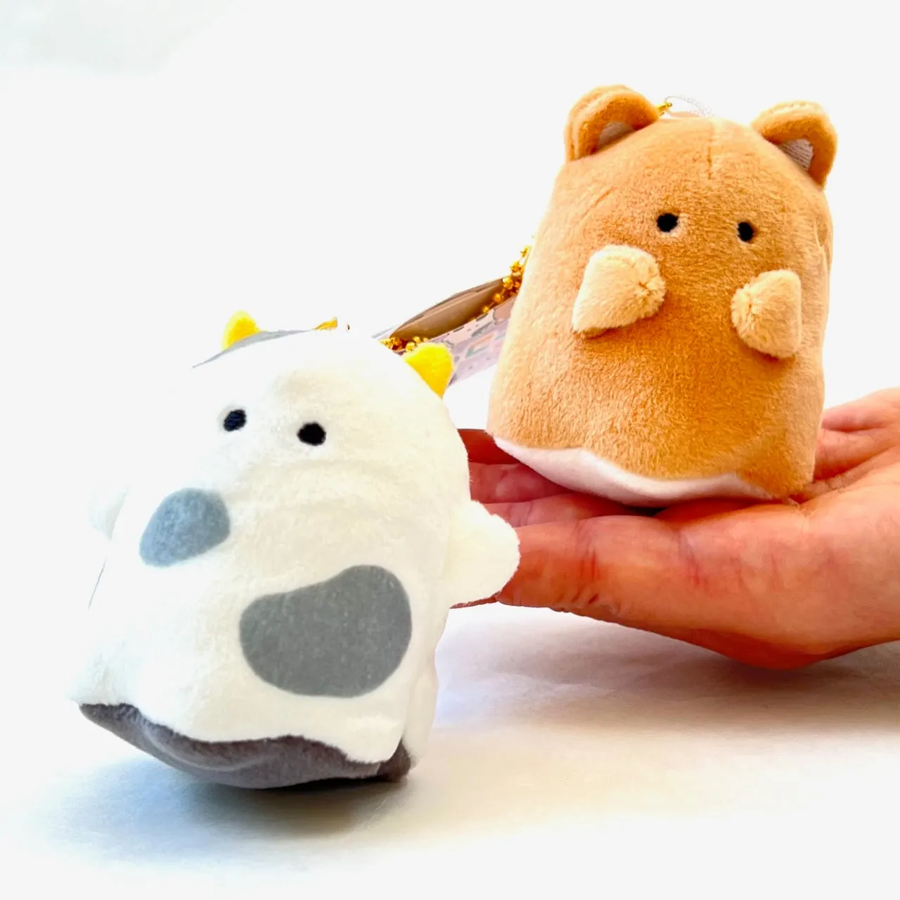 63309 CRUX FARM GHOST BUDDIES PLUSH CHARMS-3 Pairs