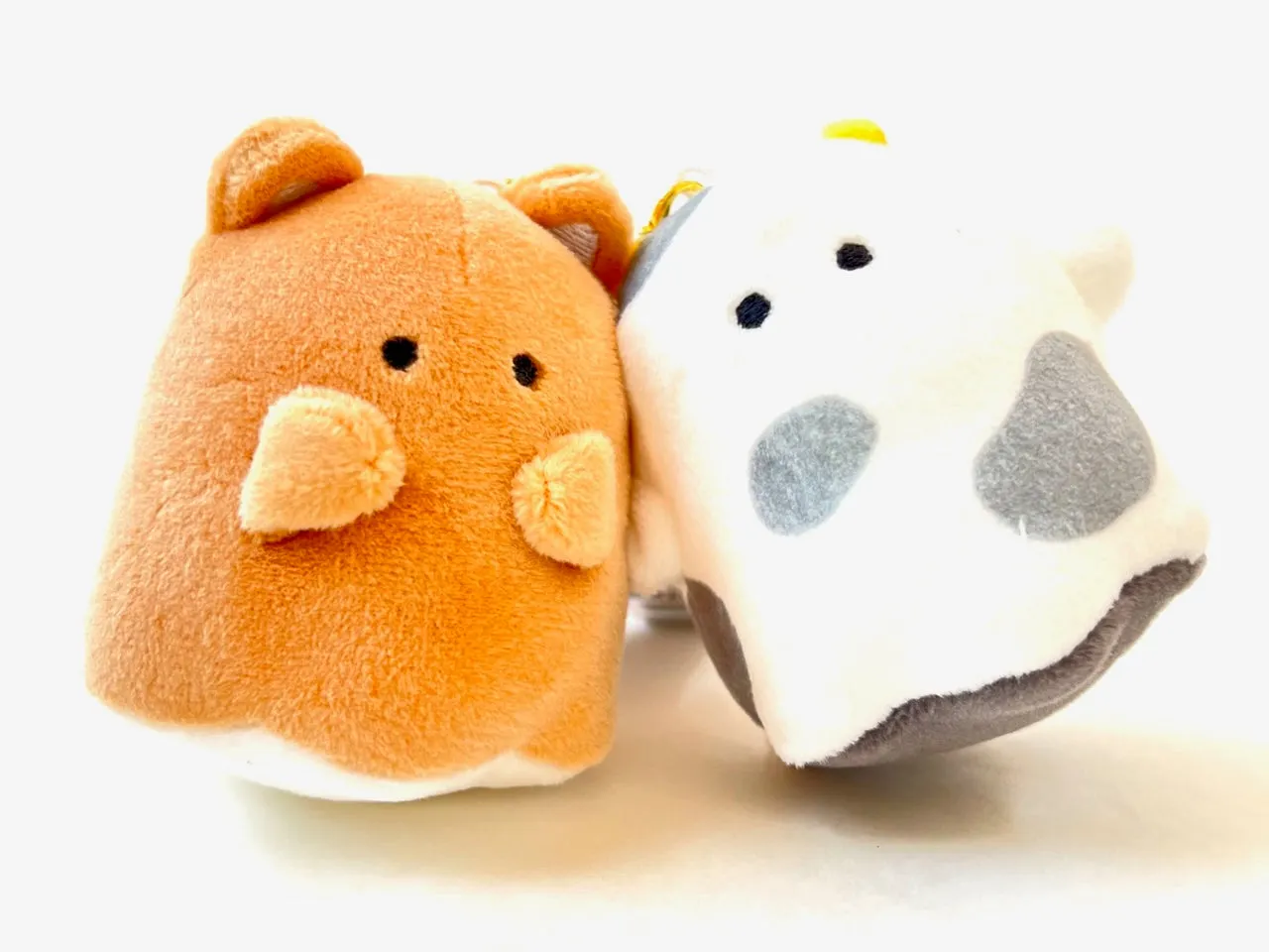 63309 CRUX FARM GHOST BUDDIES PLUSH CHARMS-3 Pairs