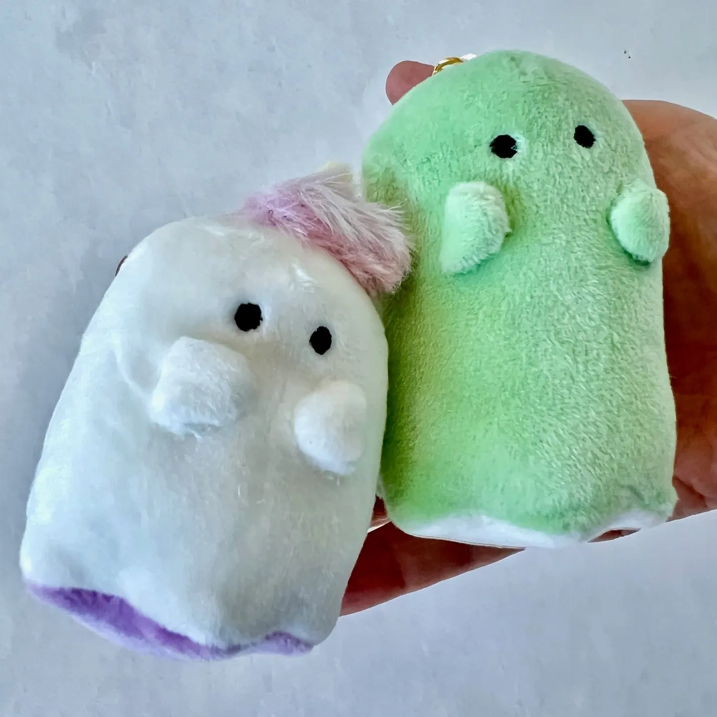 63310 CRUX UNICORN GHOST BUDDIES PLUSH CHARMS-3 Pairs