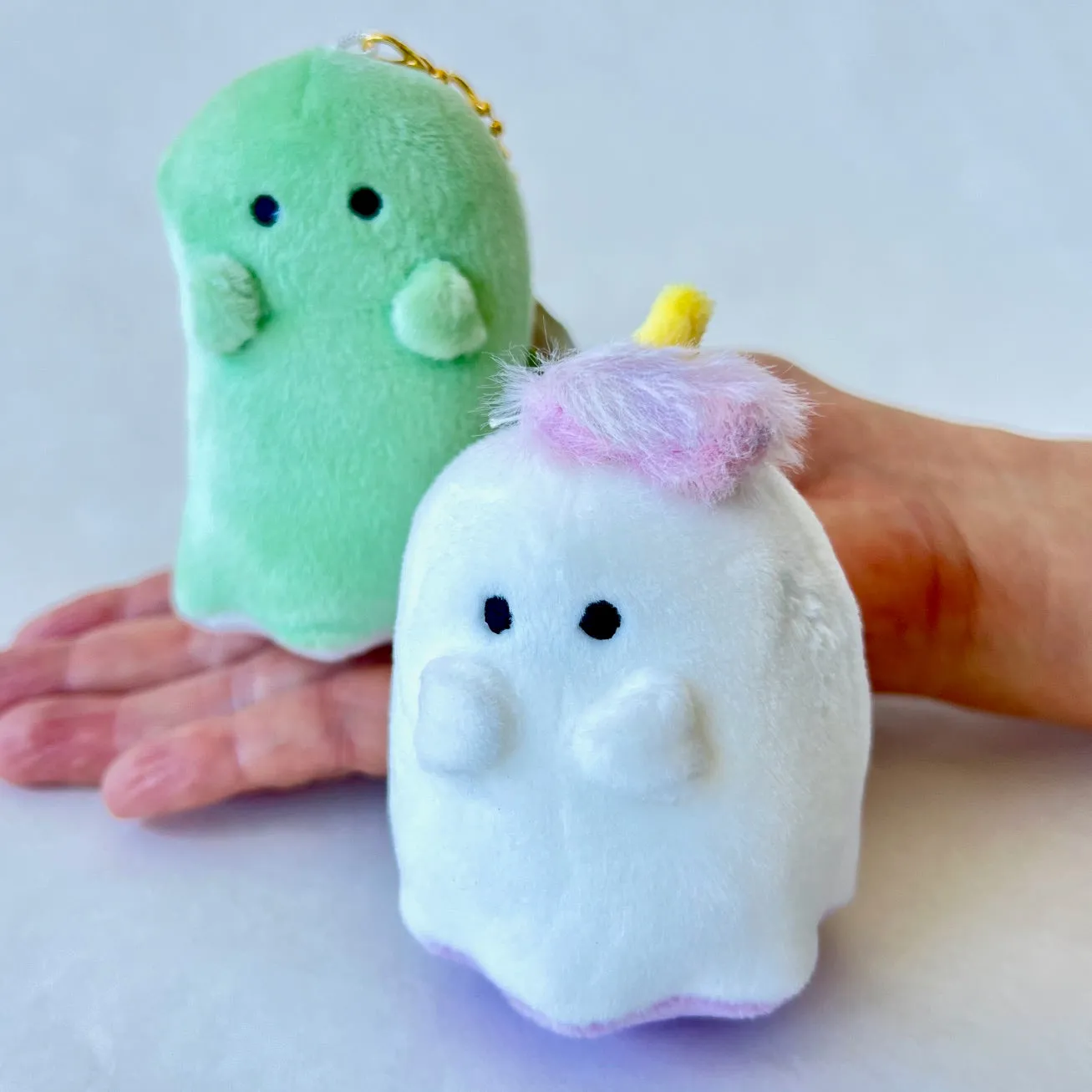 63310 CRUX UNICORN GHOST BUDDIES PLUSH CHARMS-3 Pairs