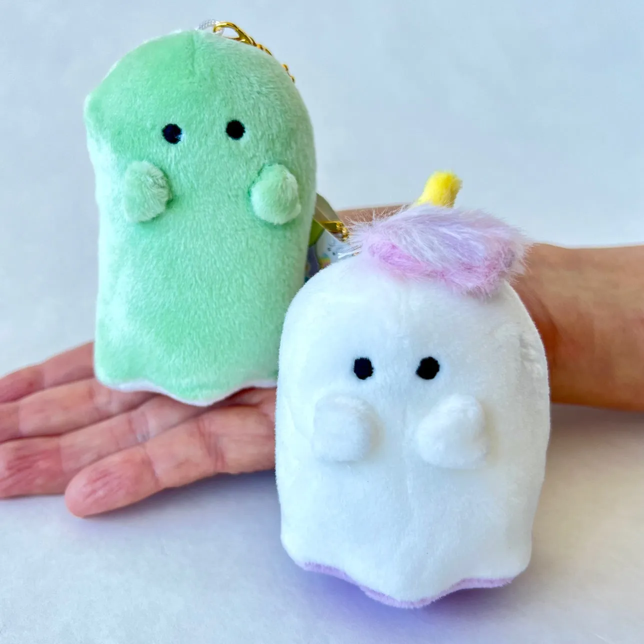 63310 CRUX UNICORN GHOST BUDDIES PLUSH CHARMS-3 Pairs