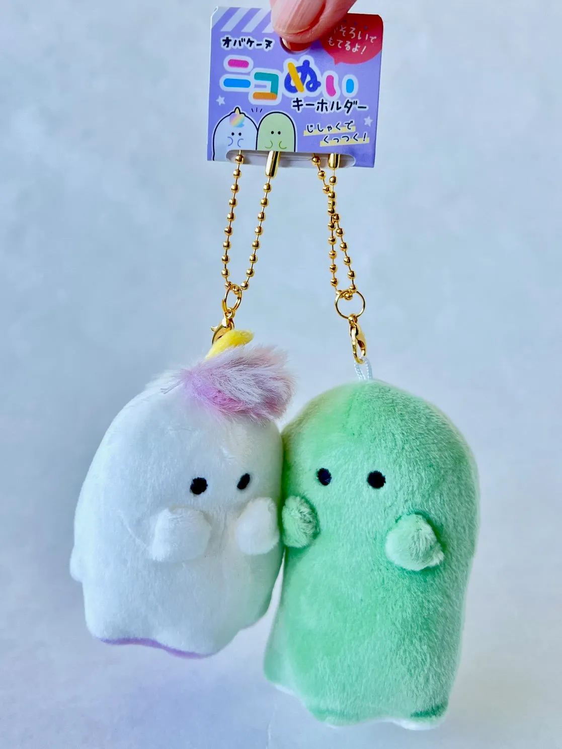 63310 CRUX UNICORN GHOST BUDDIES PLUSH CHARMS-3 Pairs