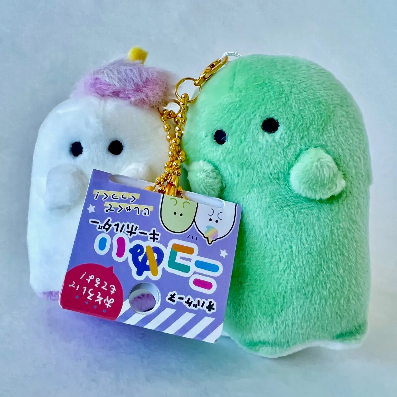 63310 CRUX UNICORN GHOST BUDDIES PLUSH CHARMS-3 Pairs
