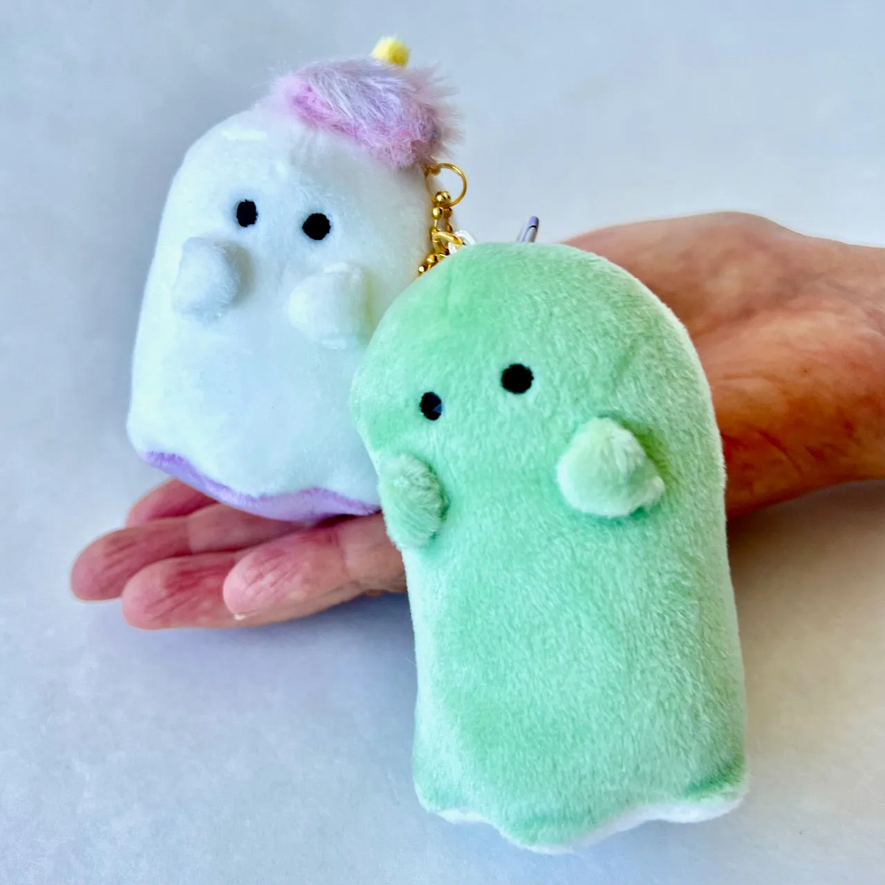 63310 CRUX UNICORN GHOST BUDDIES PLUSH CHARMS-3 Pairs