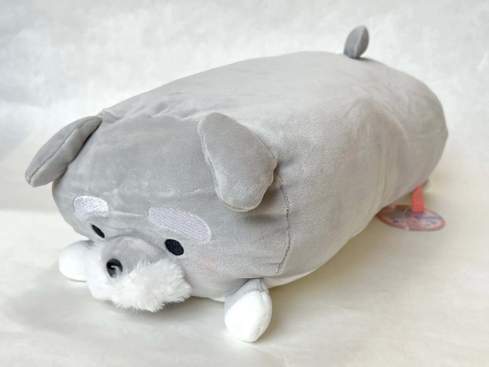 63368 GREY DOG PILLOW PLUSH-3