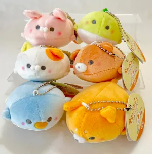 63423 SLEEPY ANIMALS CHARM PLUSH-6