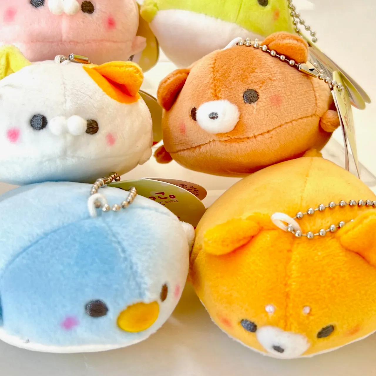 63423 SLEEPY ANIMALS CHARM PLUSH-6