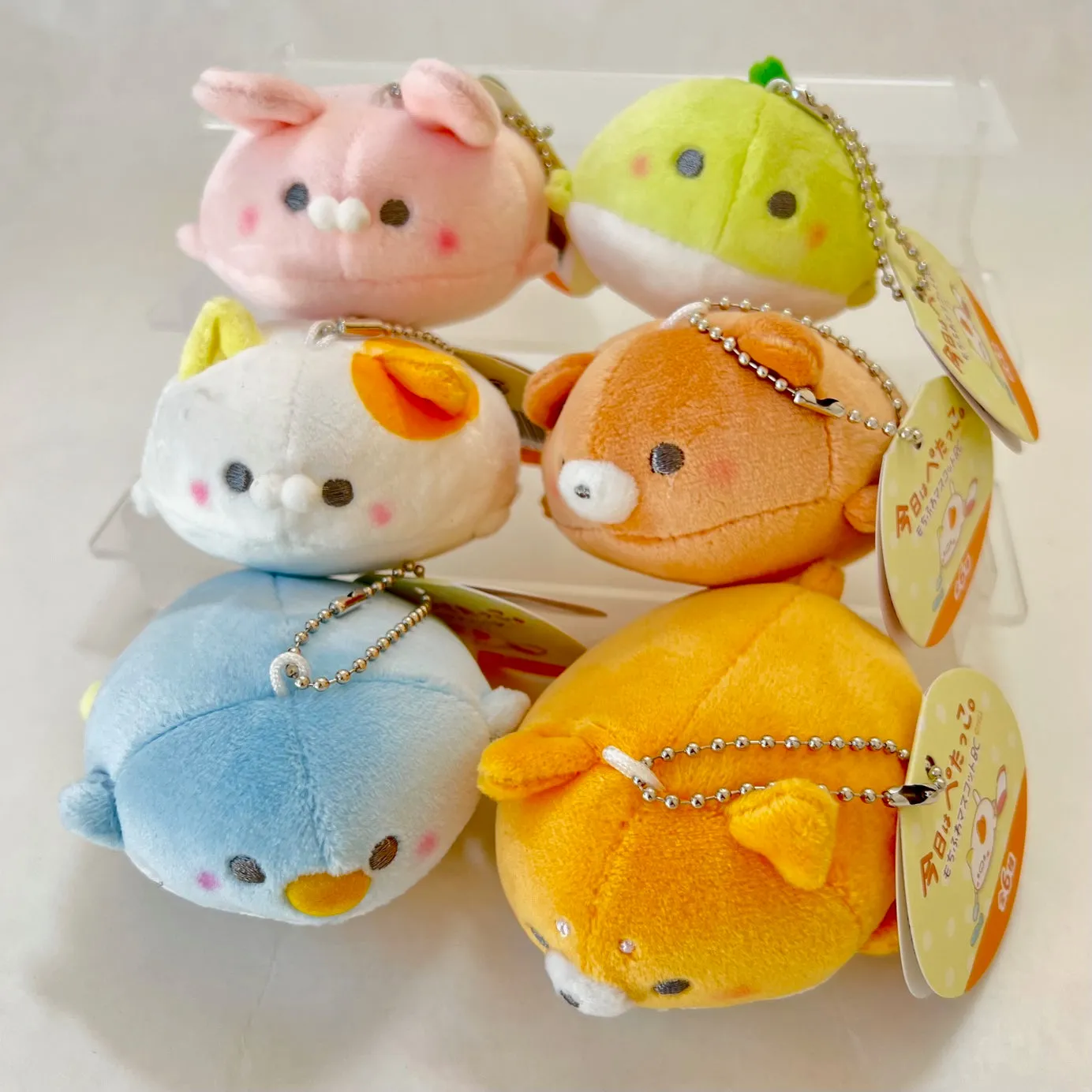 63423 SLEEPY ANIMALS CHARM PLUSH-6