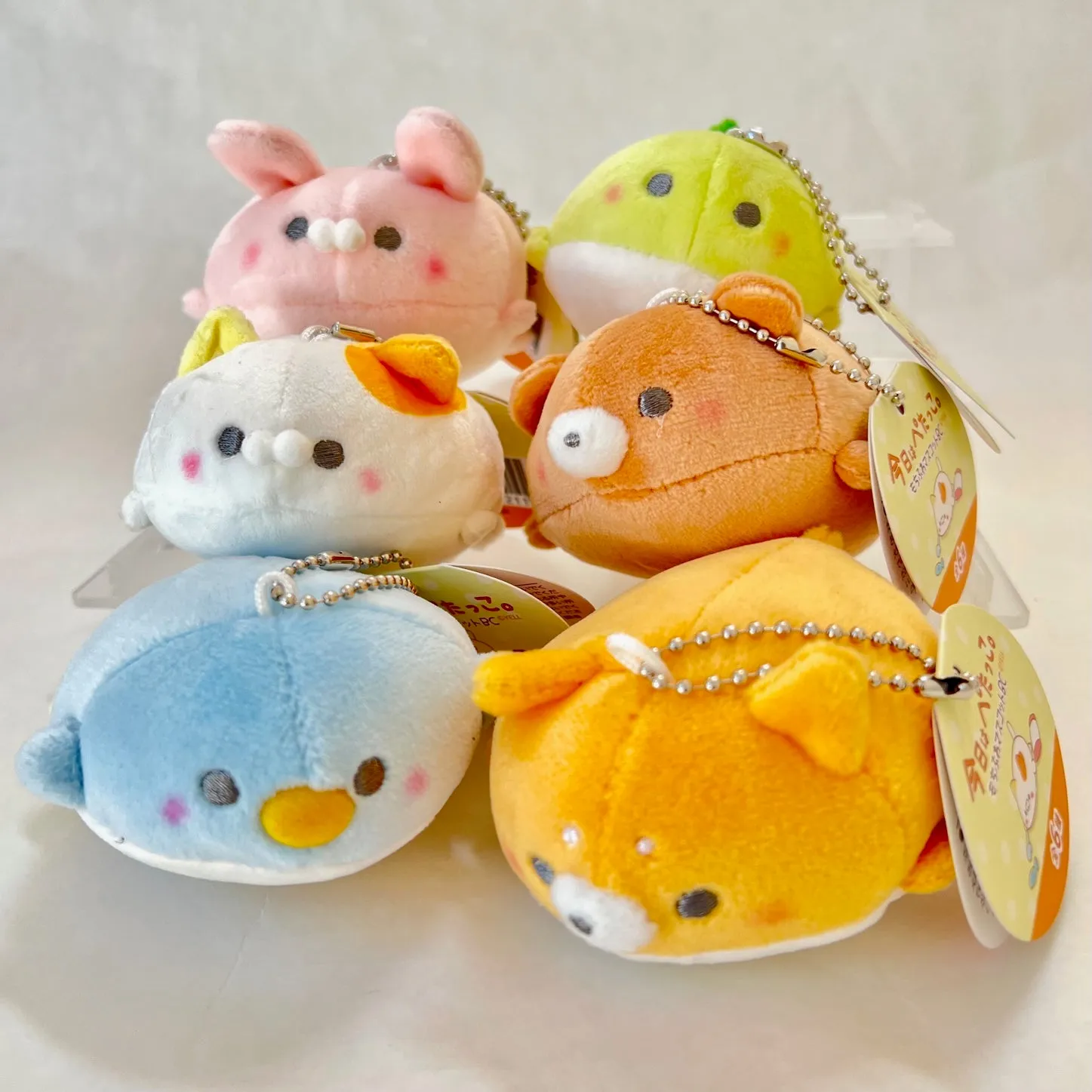 63423 SLEEPY ANIMALS CHARM PLUSH-6