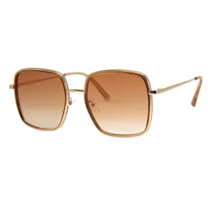 70’s Gold Framed Oversized Sunglasses
