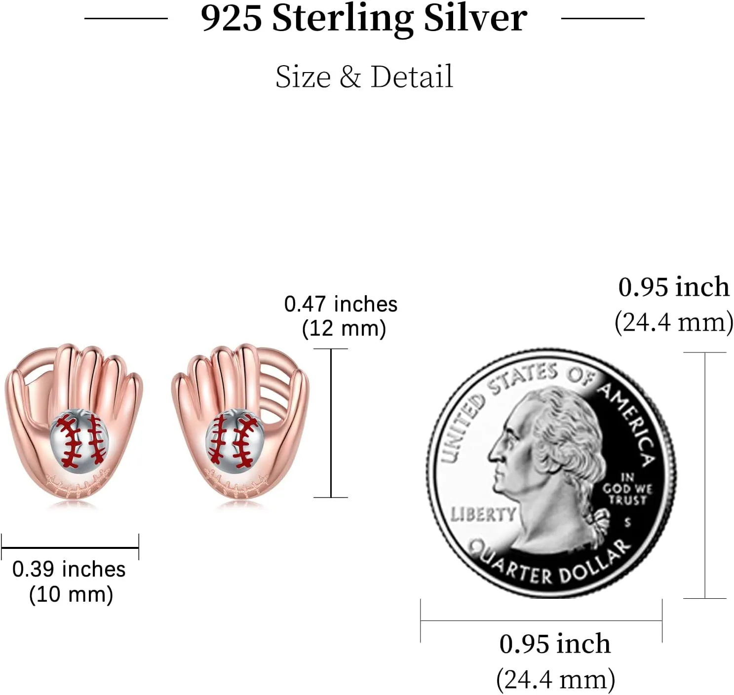 925 Sterling Silver Ball Earrings Glitter Volleyball/Soccer/Football/Basketball/Baseball Earrings Sports Jewelry for Women Gifts Player Lover Hypoallergenic