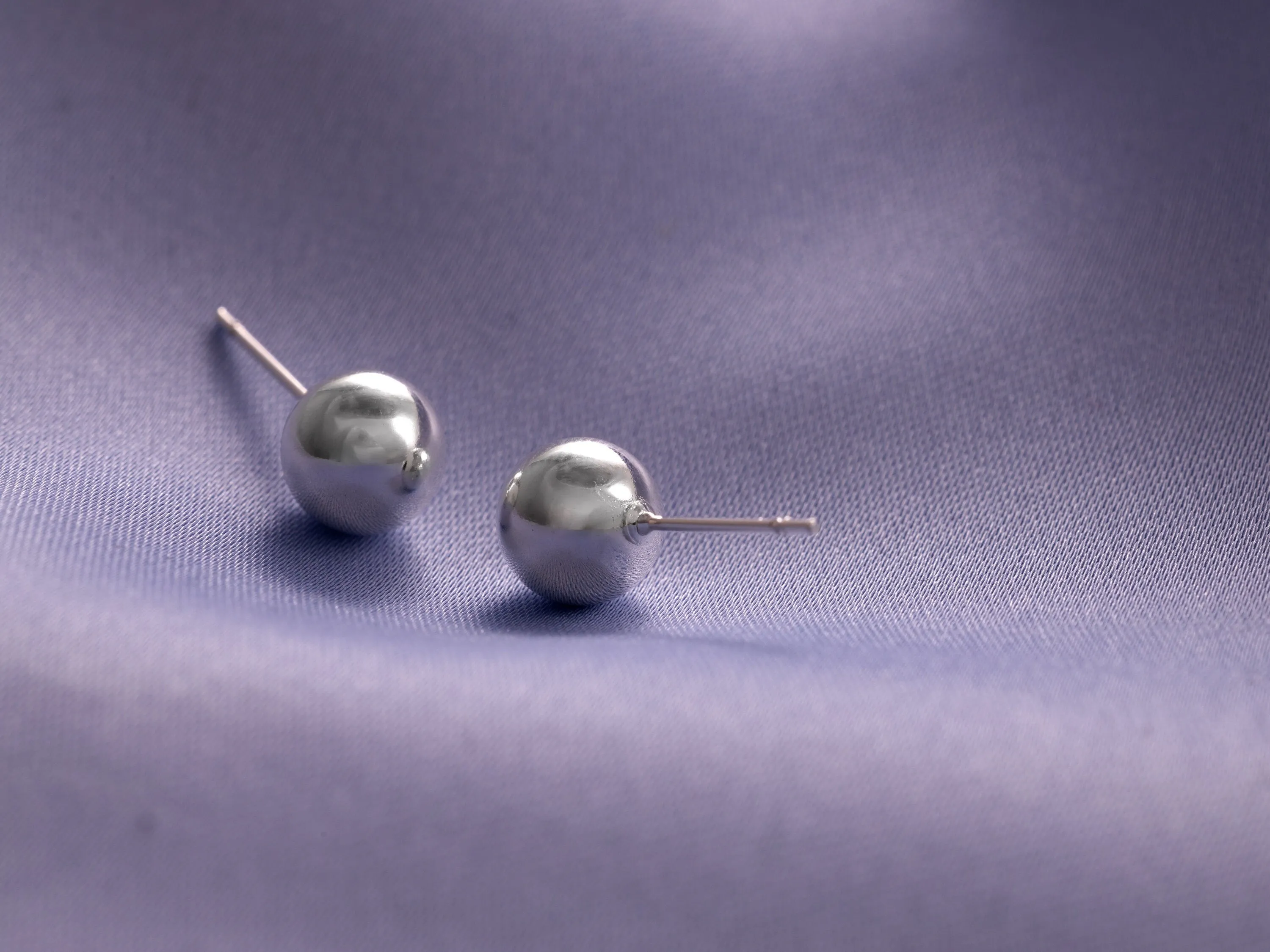 925 Sterling Silver Ball Studs