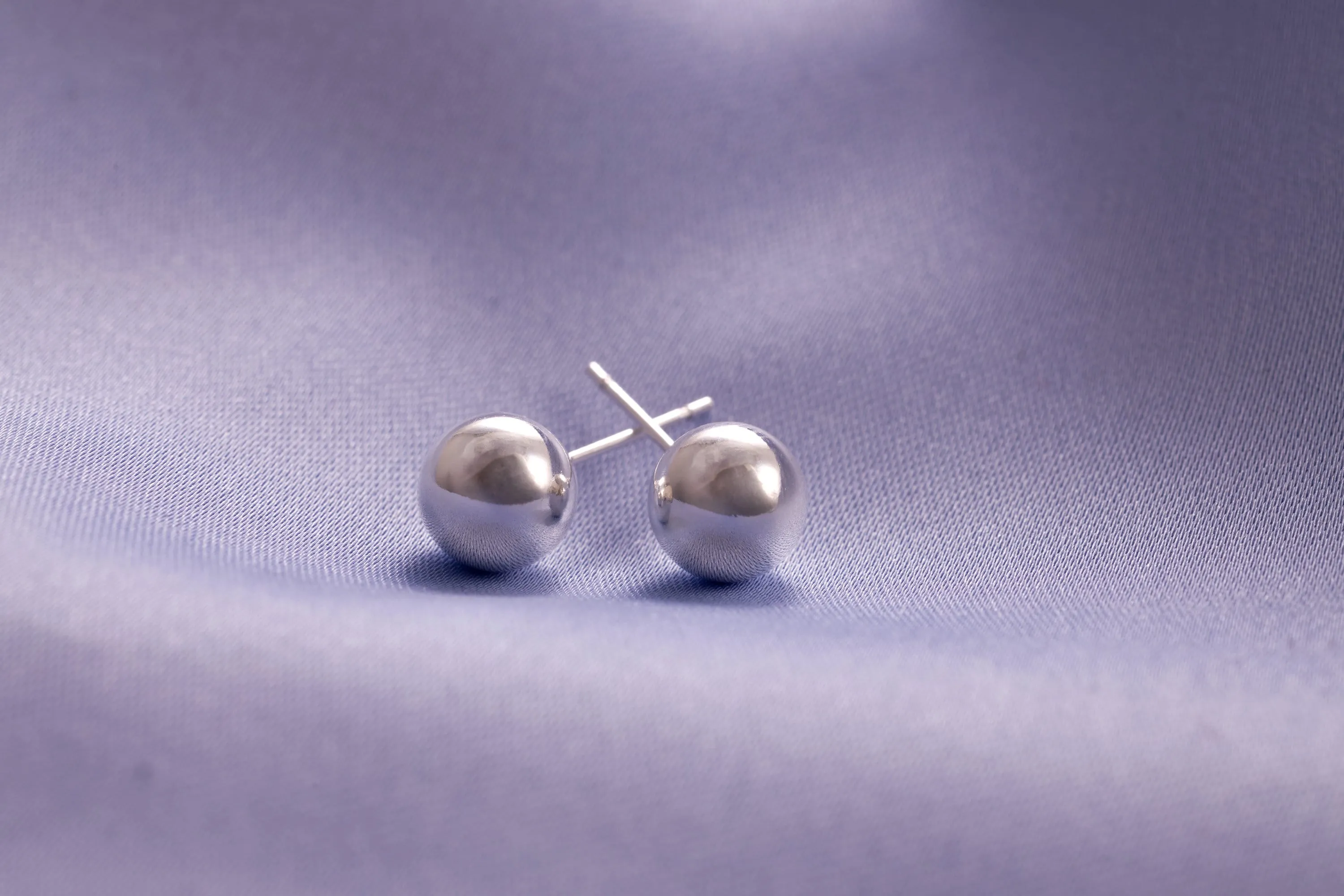 925 Sterling Silver Ball Studs