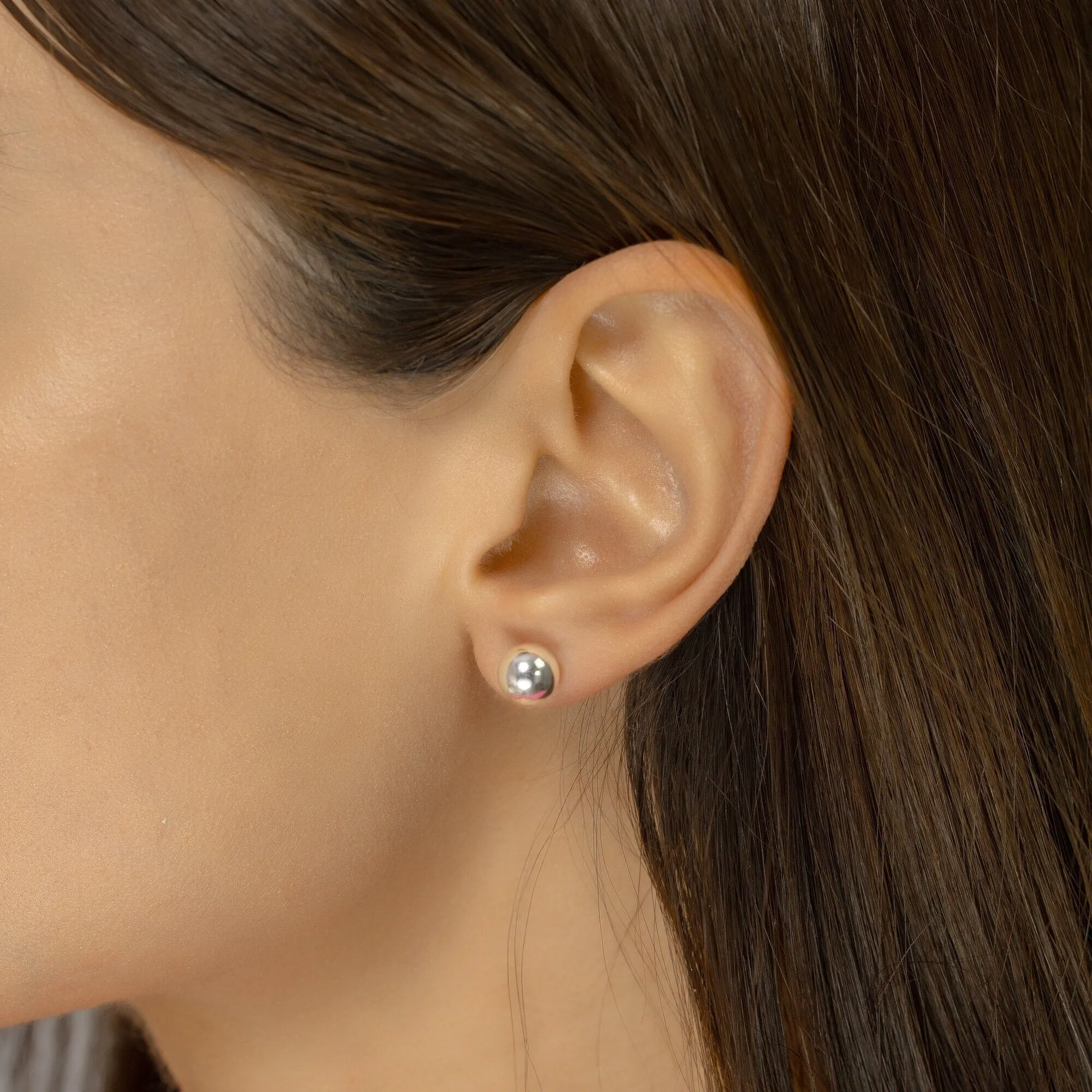 925 Sterling Silver Ball Studs