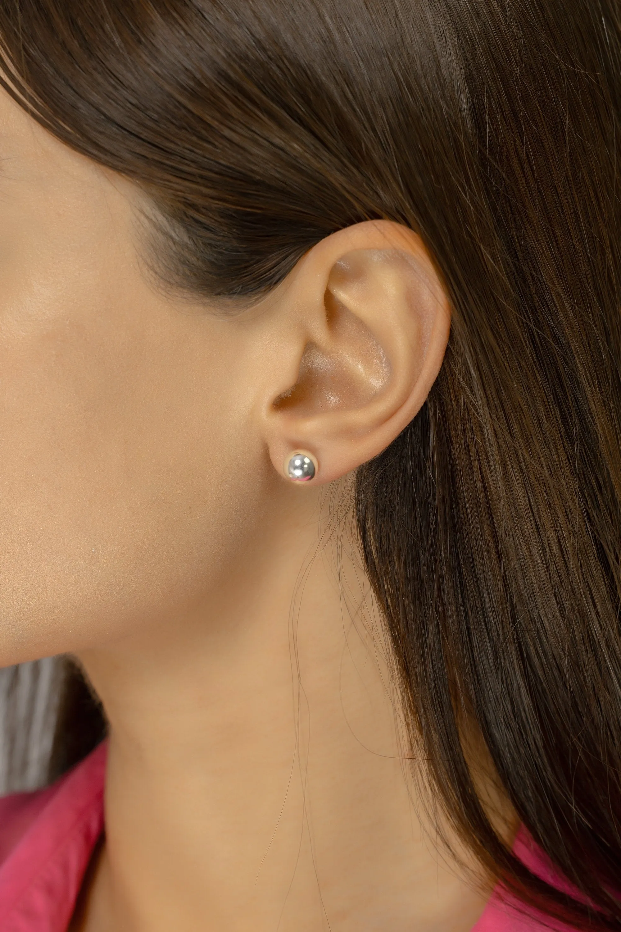 925 Sterling Silver Ball Studs