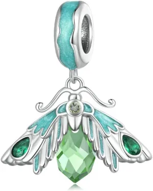 925 Sterling Silver Bee Charm Insect Charm Firefly Charm Animal Charm Moth Charm Dog Charm Cat Charm Family Charm for Pandora Charm Bracelet