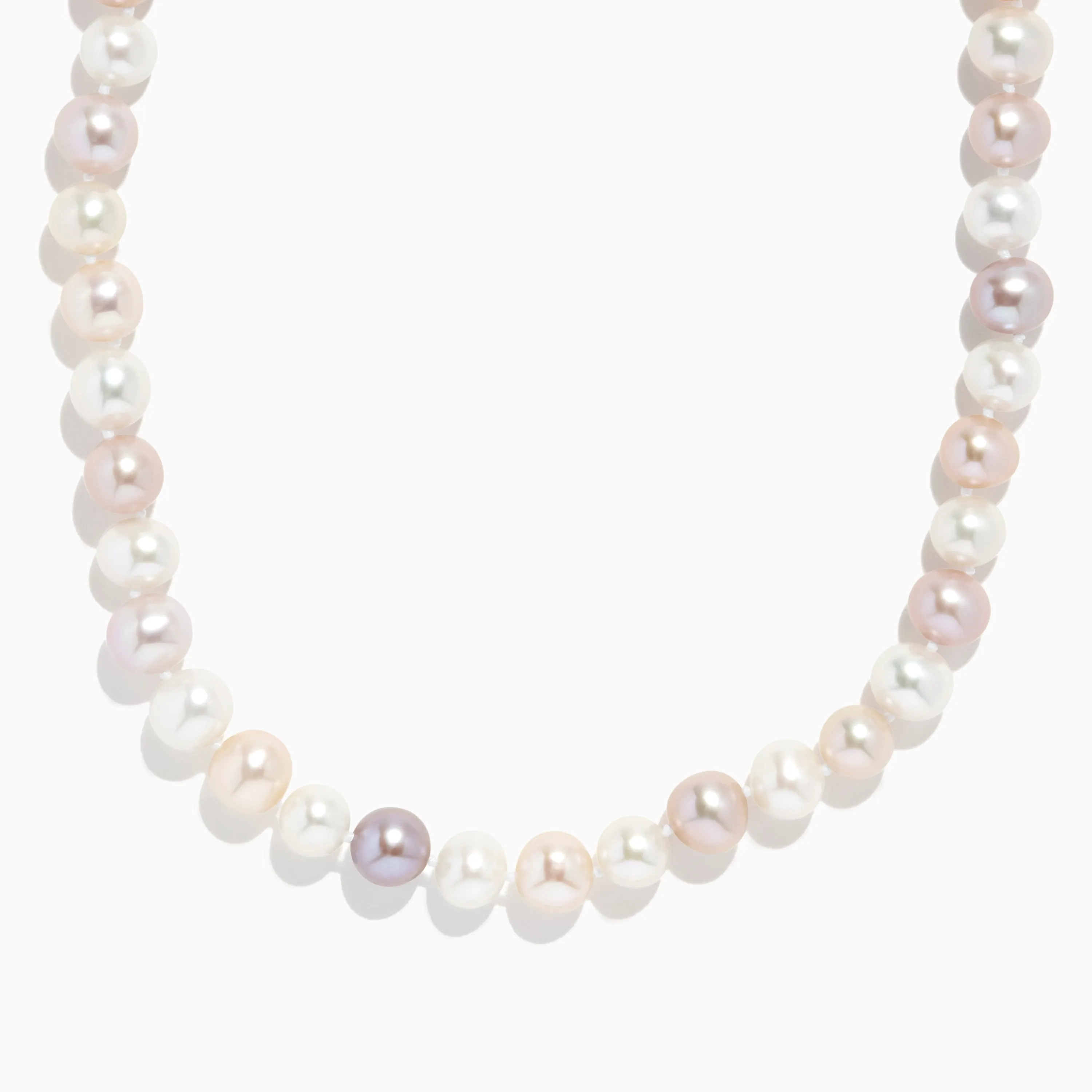 925 Sterling Silver Freshwater Multicolor Pearl Necklace