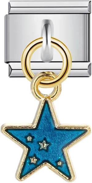 9mm Charm for Italian Charm Bracelet, Stainless Steel DIY Jewelry Chain Links,Dangle
