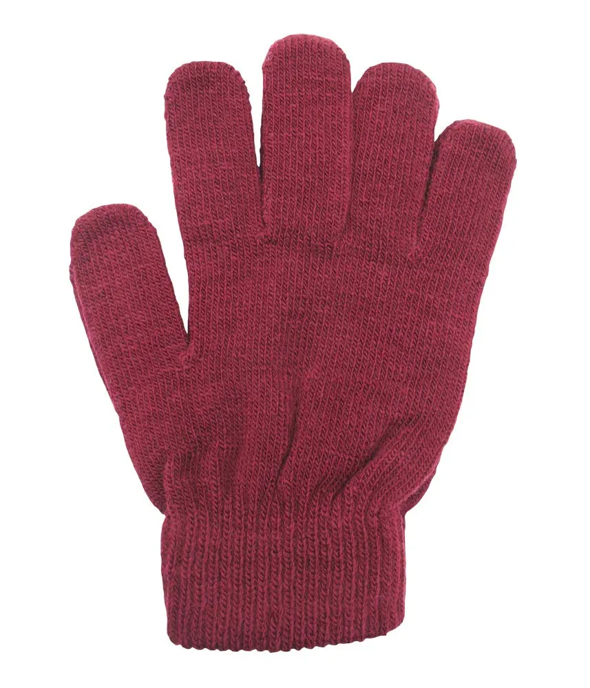 A&R Sports Knit Gloves One Size Berry