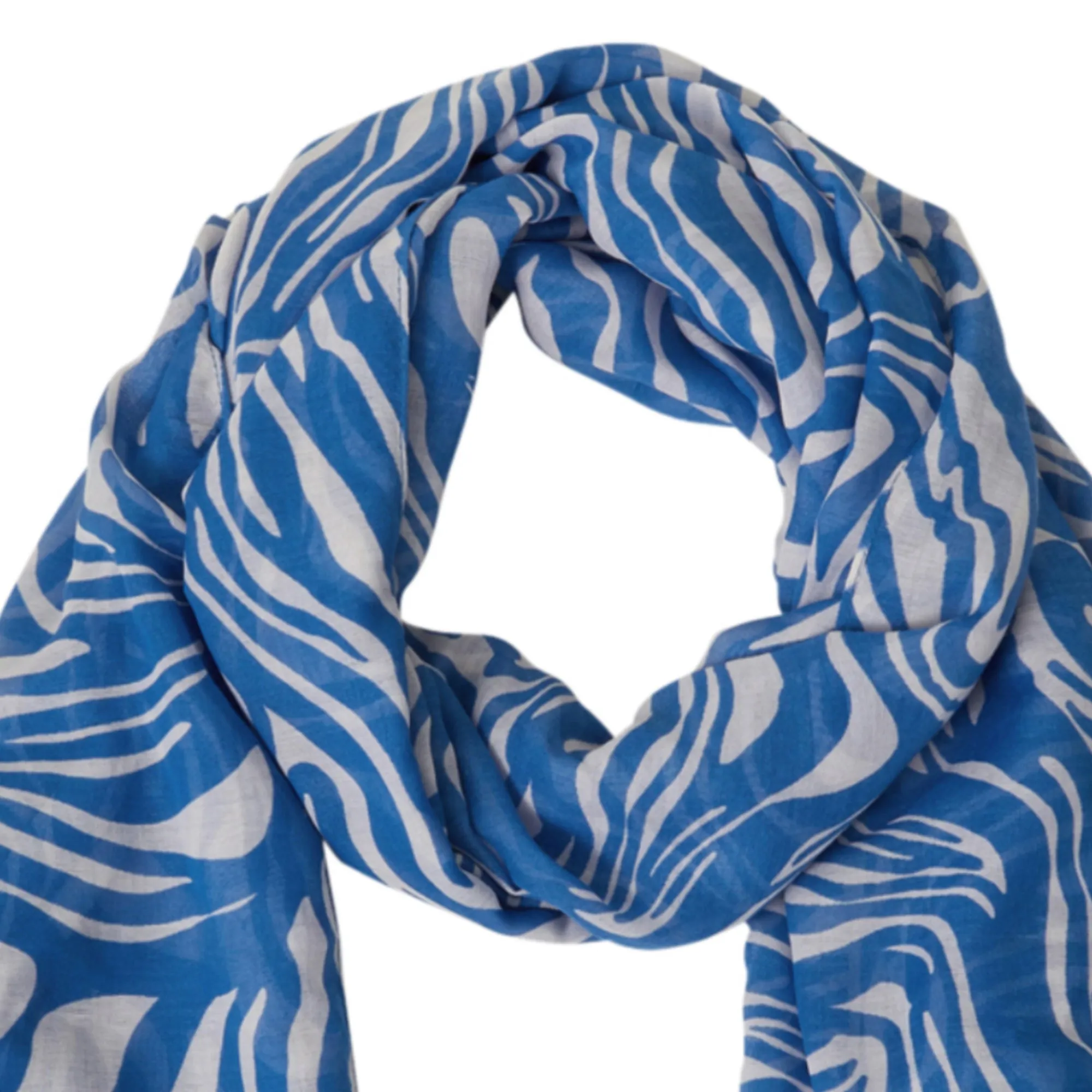 Accessorize London Women's Blue Swirl Scarf