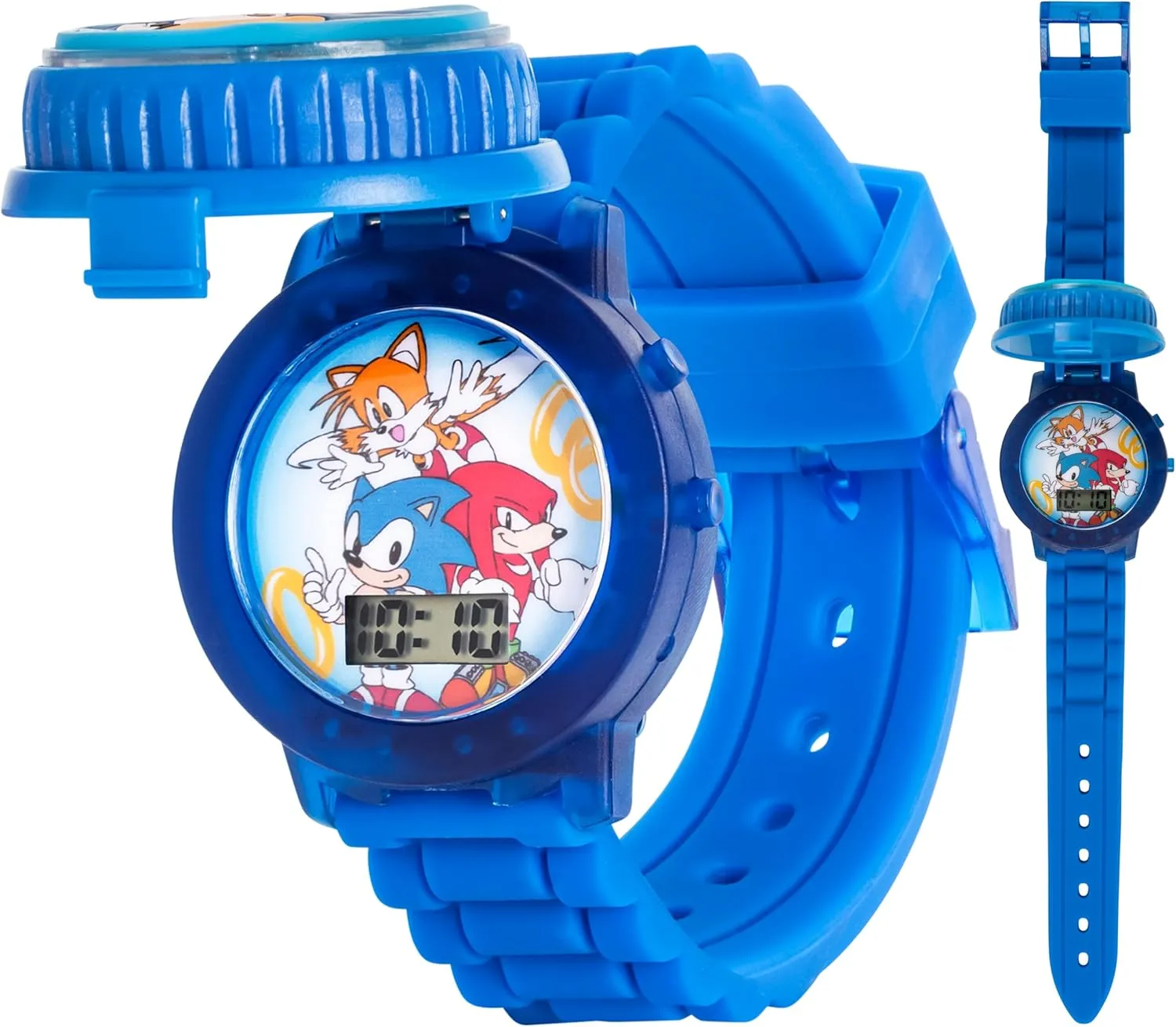 Accutime Sonic The Hedgehog Kids' SNC4020 Digital Display Quartz Blue Watch
