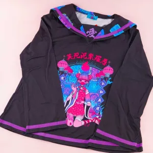 ACDC RAG x A.YAMI Aishiteru Sailor Top - Black
