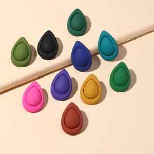 Acrylic Water Drop Stud Earrings