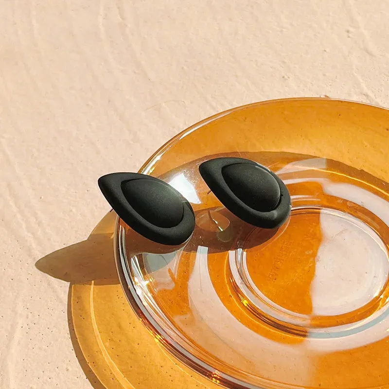 Acrylic Water Drop Stud Earrings