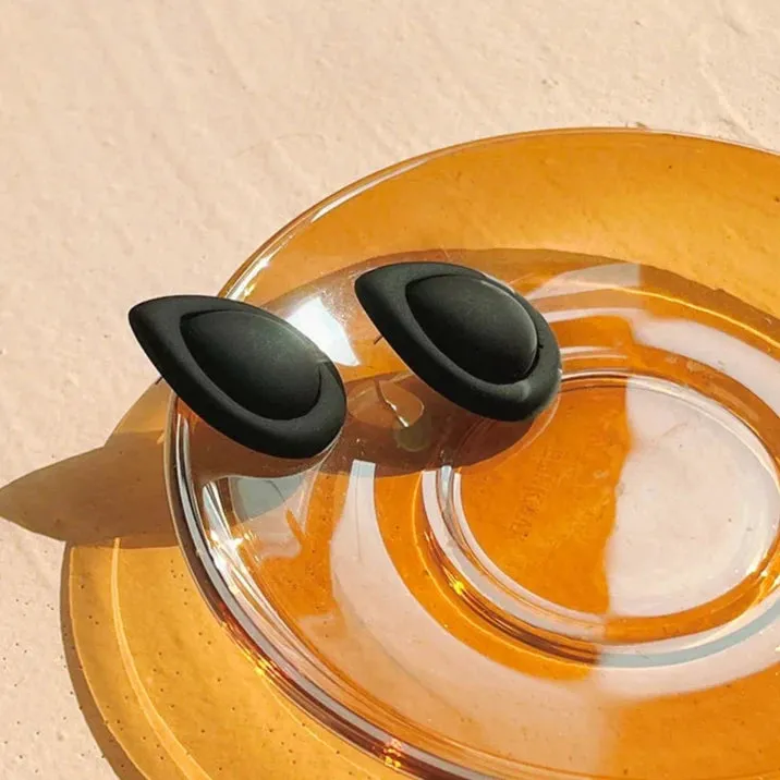 Acrylic Water Drop Stud Earrings