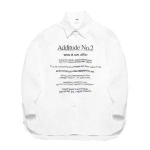 ADD Additude No.2 Shirt White