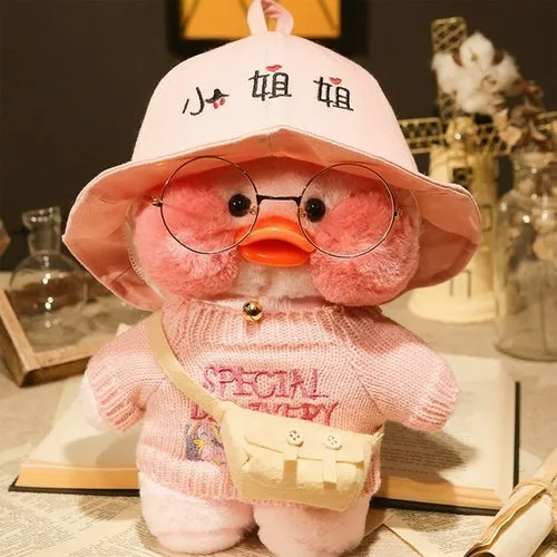 Adorable 30cm Lalafanfan Ducks Plush Toy - Soft Korean Doll for All Ages