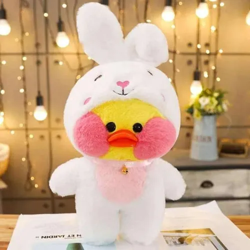Adorable 30cm Lalafanfan Ducks Plush Toy - Soft Korean Doll for All Ages