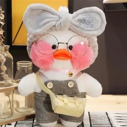 Adorable 30cm Lalafanfan Ducks Plush Toy - Soft Korean Doll for All Ages