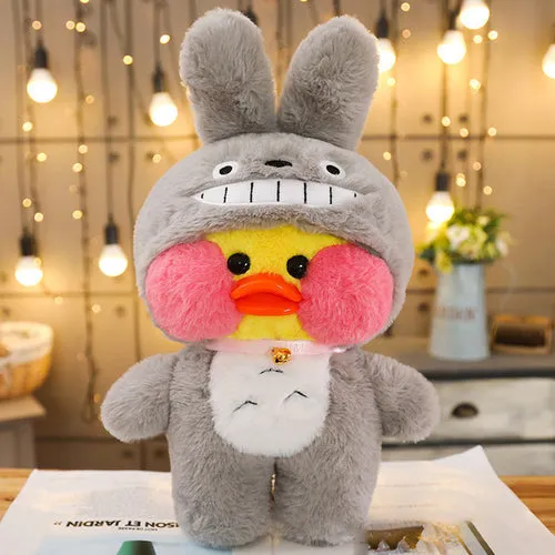 Adorable 30cm Lalafanfan Ducks Plush Toy - Soft Korean Doll for All Ages