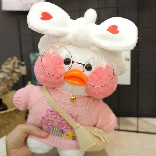Adorable 30cm Lalafanfan Ducks Plush Toy - Soft Korean Doll for All Ages