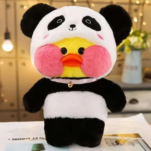 Adorable 30cm Lalafanfan Ducks Plush Toy - Soft Korean Doll for All Ages