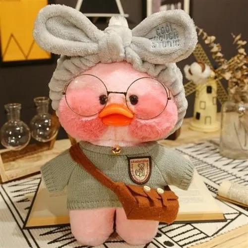 Adorable 30cm Lalafanfan Ducks Plush Toy - Soft Korean Doll for All Ages