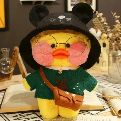 Adorable 30cm Lalafanfan Ducks Plush Toy - Soft Korean Doll for All Ages