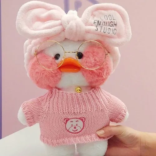 Adorable 30cm Lalafanfan Ducks Plush Toy - Soft Korean Doll for All Ages