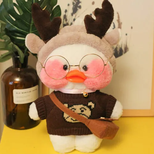 Adorable 30cm Lalafanfan Ducks Plush Toy - Soft Korean Doll for All Ages