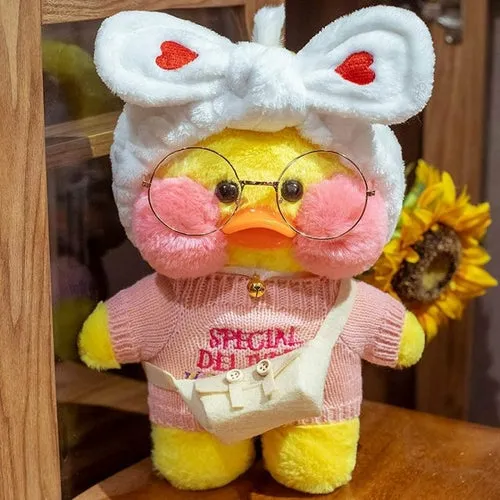 Adorable 30cm Lalafanfan Ducks Plush Toy - Soft Korean Doll for All Ages