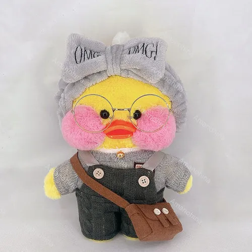 Adorable 30cm Lalafanfan Ducks Plush Toy - Soft Korean Doll for All Ages